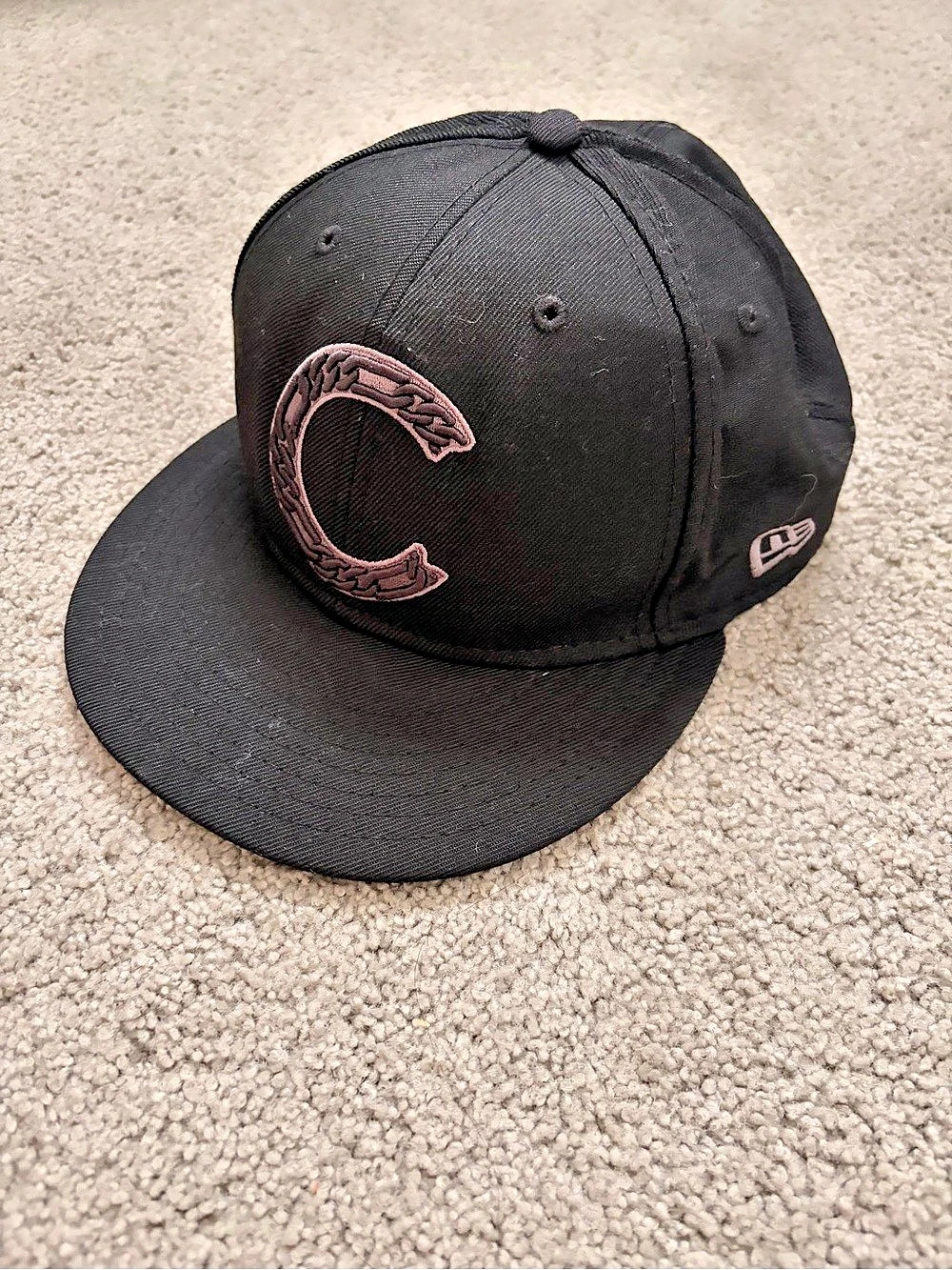 New Era 59FIFTY Crooks & Castles Black Fitted Cap Size 7 5/8